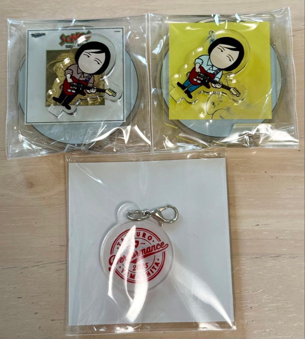 山下達郎 ミニアクリルスタンド 2点【限定チャーム付き】ライブ会場