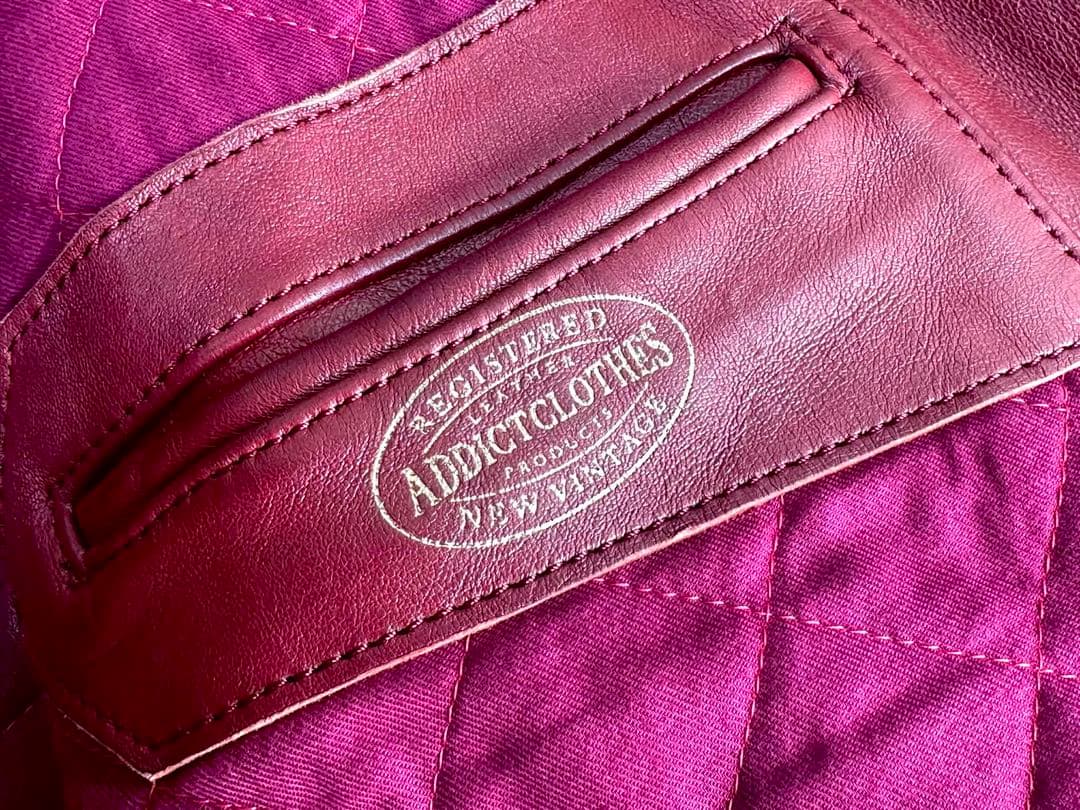 アディクトクローズ 廃盤品 ワインレッド 日本製 サイズ40 茶芯 - メルカリ