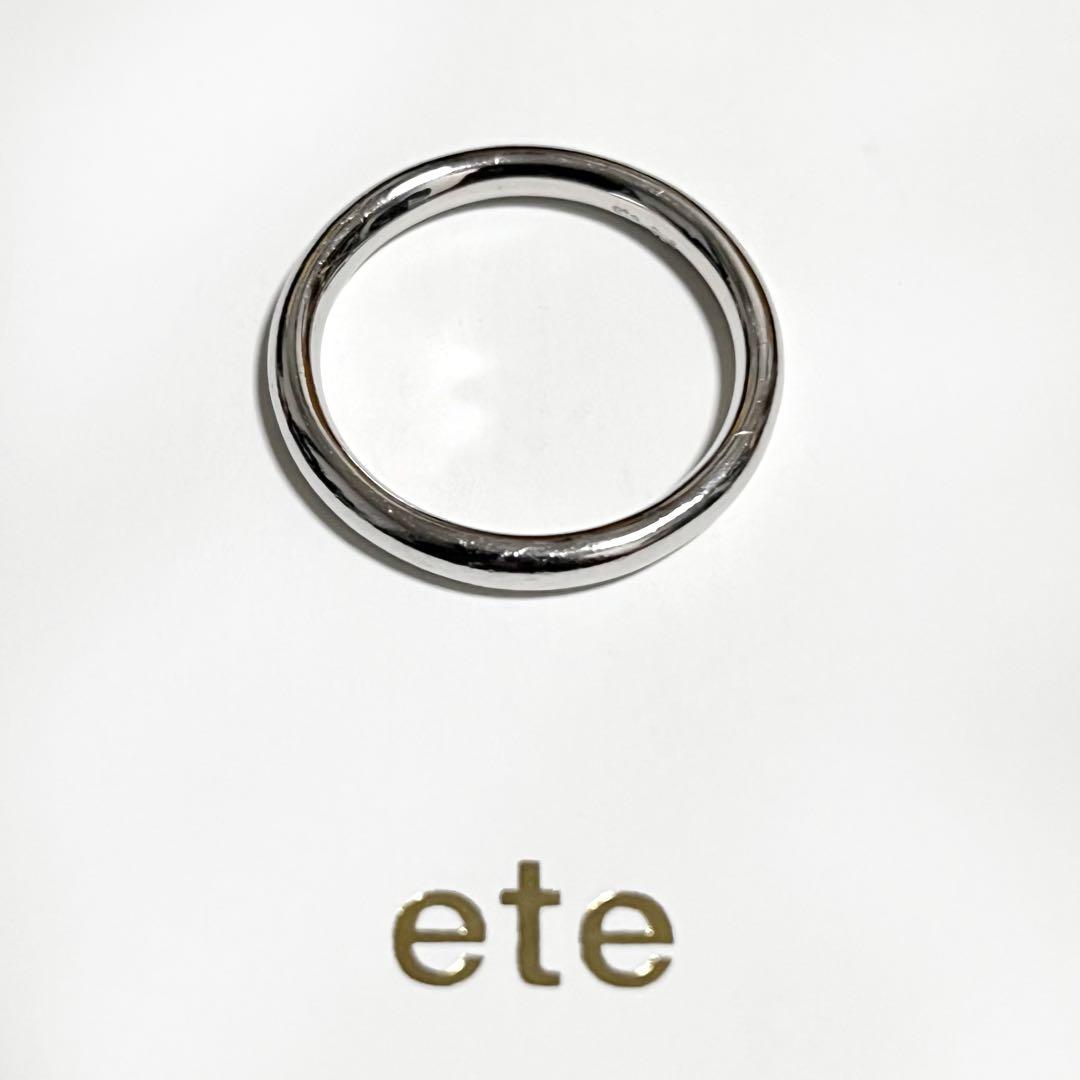 ete エテ [オブジェ] シン リング プラチナム 21号 プレーンリング