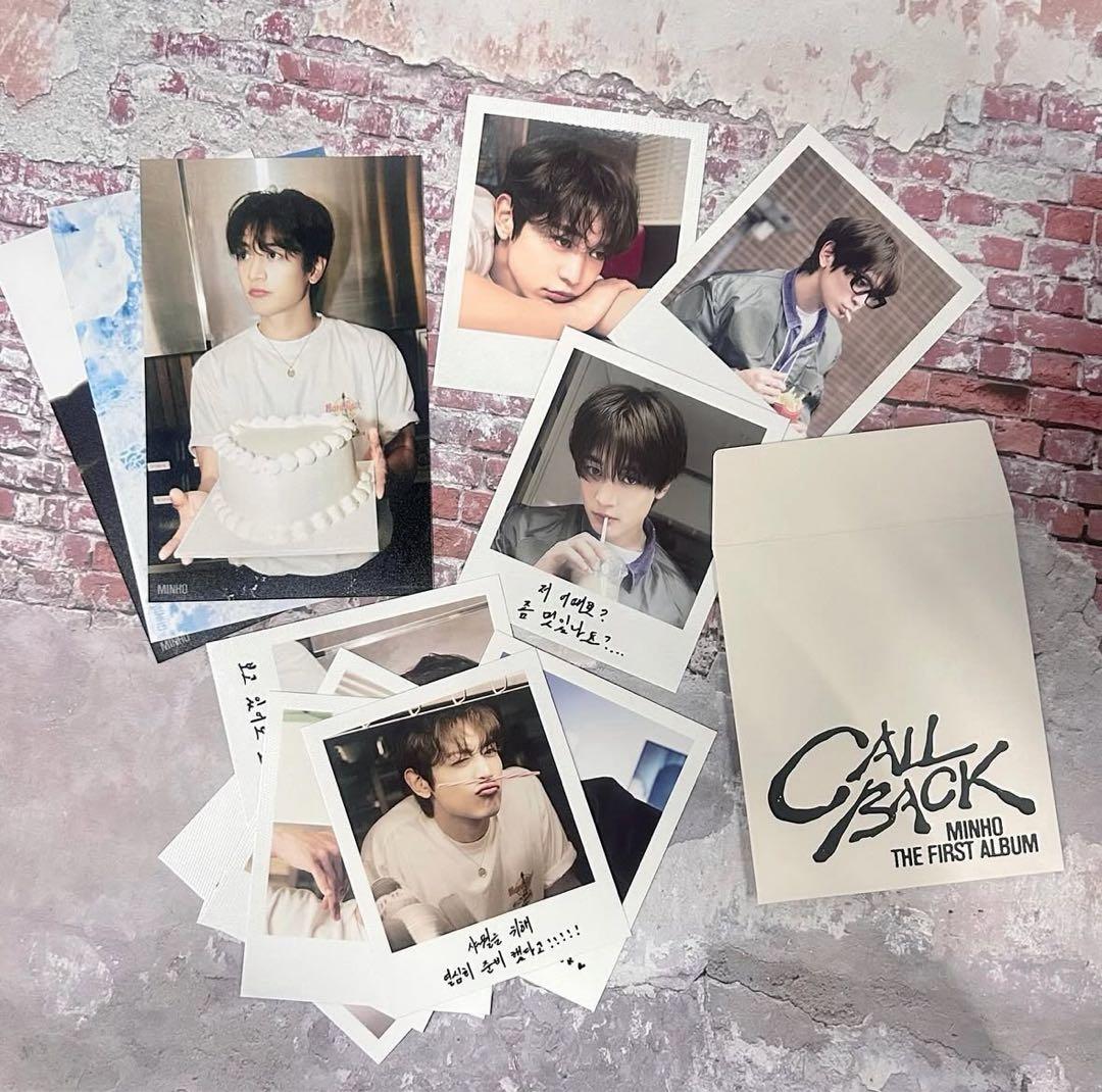 SHINee ミンホ MINHO CALL BACK ポラロイドセット 公式MD - メルカリ