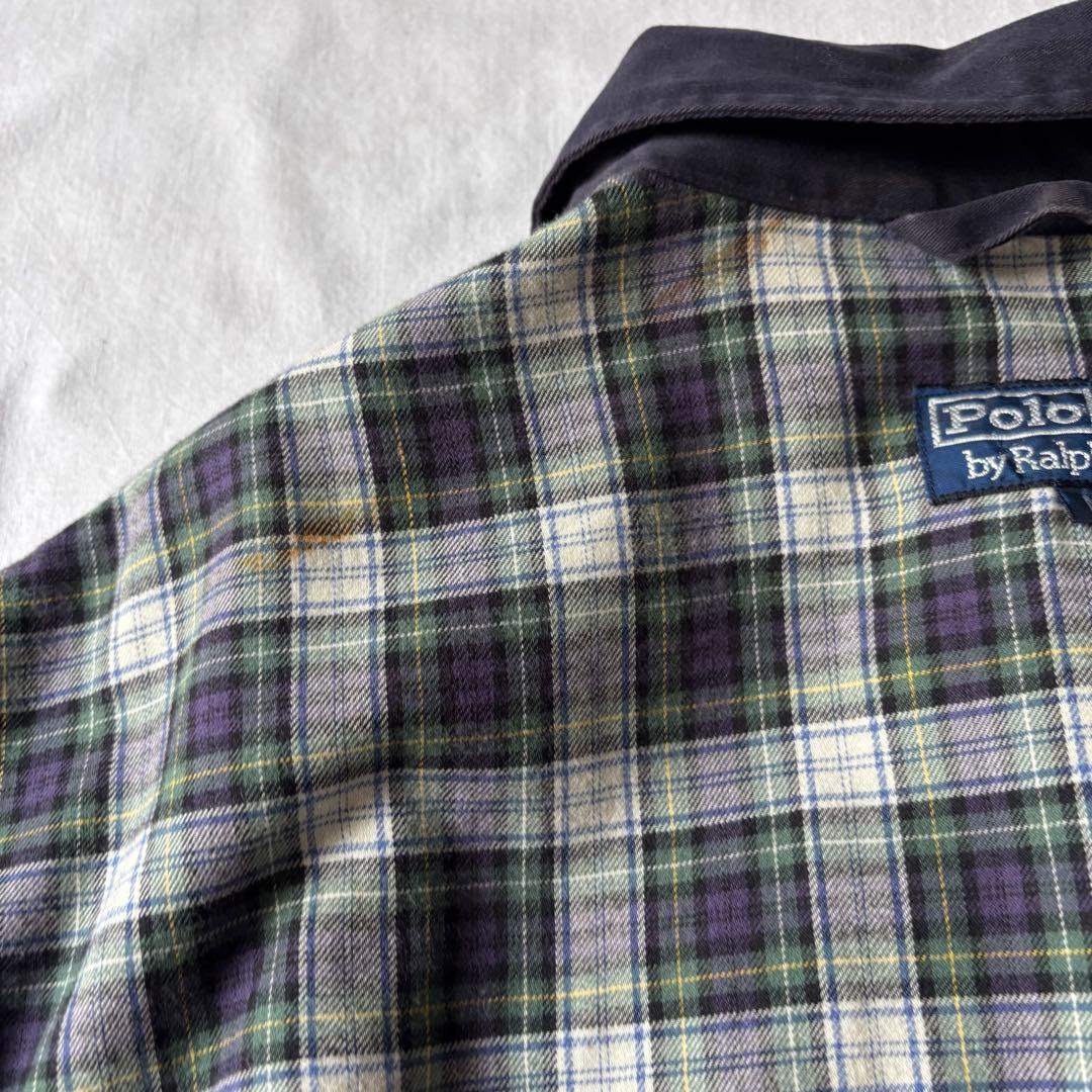 名作] 90s POLO by RL 2way コットンスイングトップ 茄子紺 - メルカリ