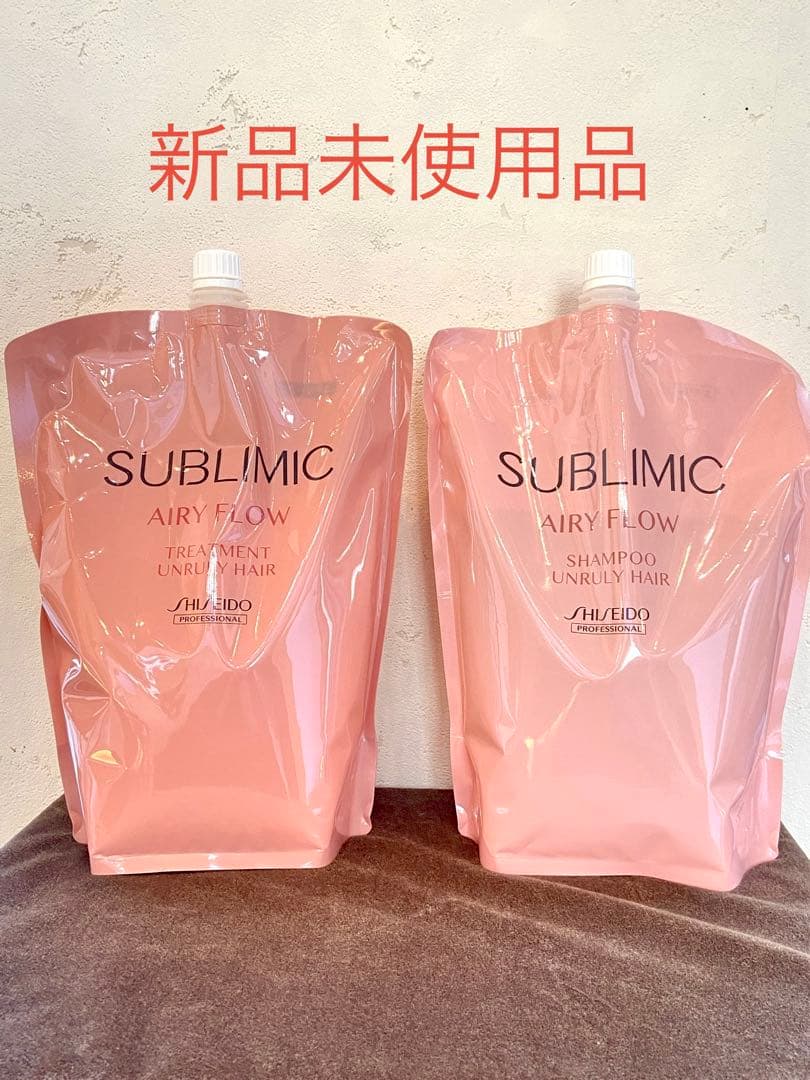 資生堂　エアリーフロー　シャンプー＆トリートメントh レフィル1800ml