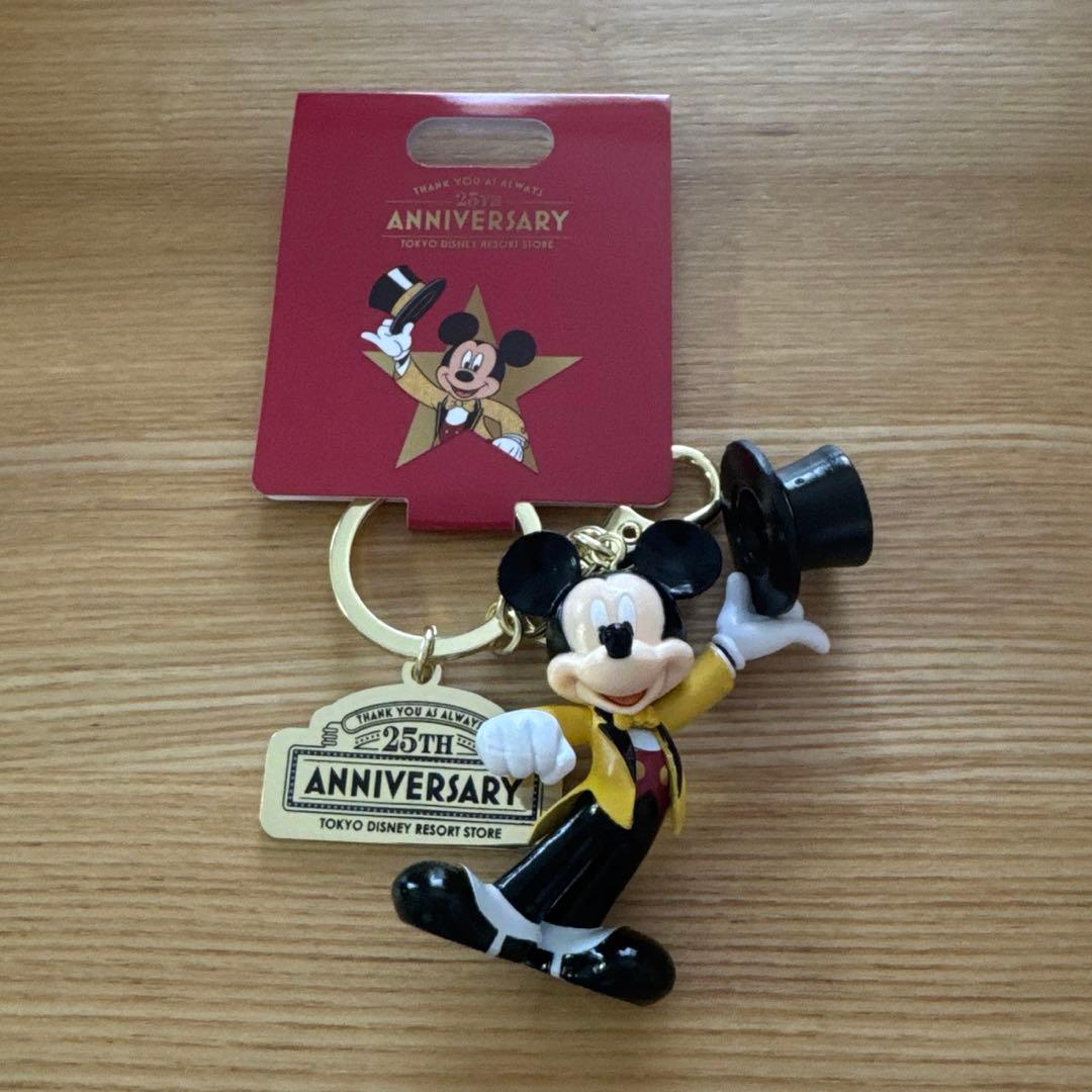 ディズニーストア 25周年 ミッキー キーチェーン 東京ディズニー