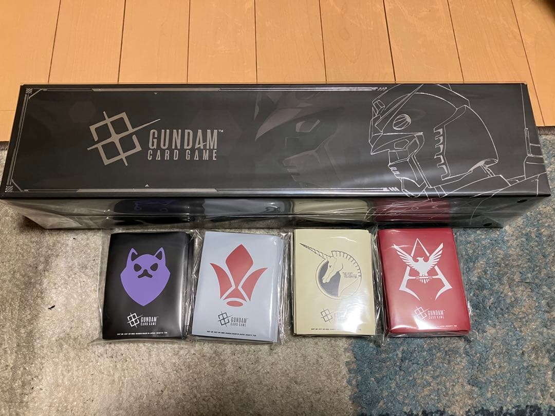 ガンダムカードゲーム　オフィシャルグッズセット、オフィシャルマットスリーブセット