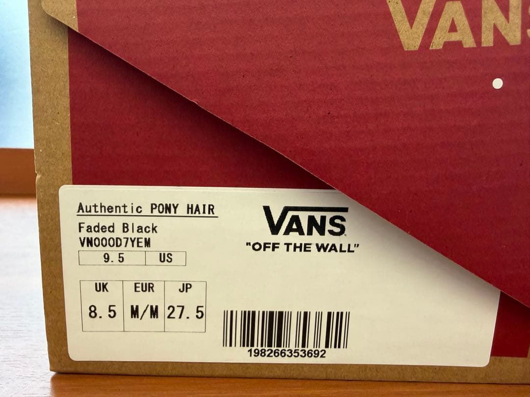 靴 Vans Exclusive for RHC Authentic 27.5cm