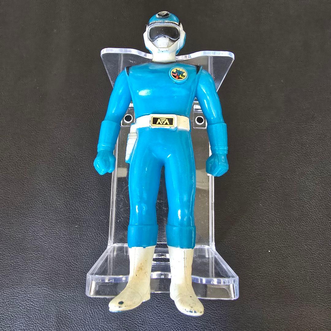 10作目】 超新星フラッシュマン (1986) ブルーフラッシュ ソフビ