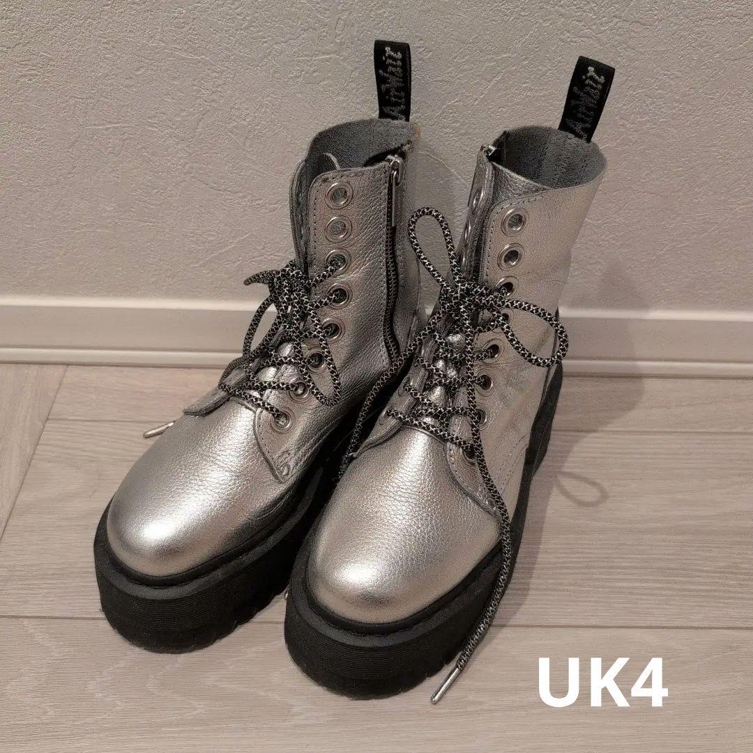 Dr.Martens JADON MAX 8ホール シルバー UK4