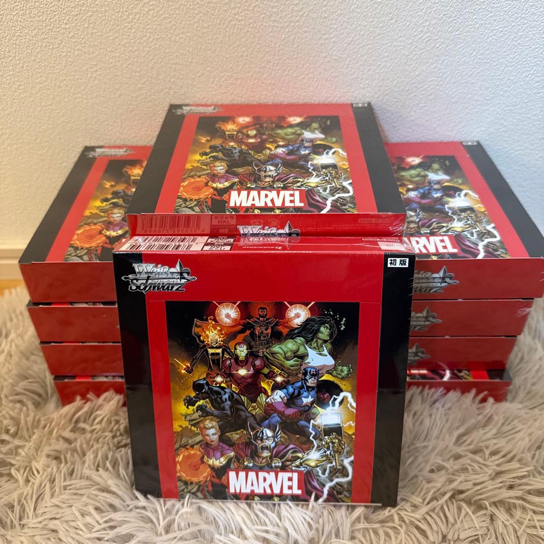 MARVEL初版 ヴァイスシュバルツ　BOX　新品　未開封　10boxセット