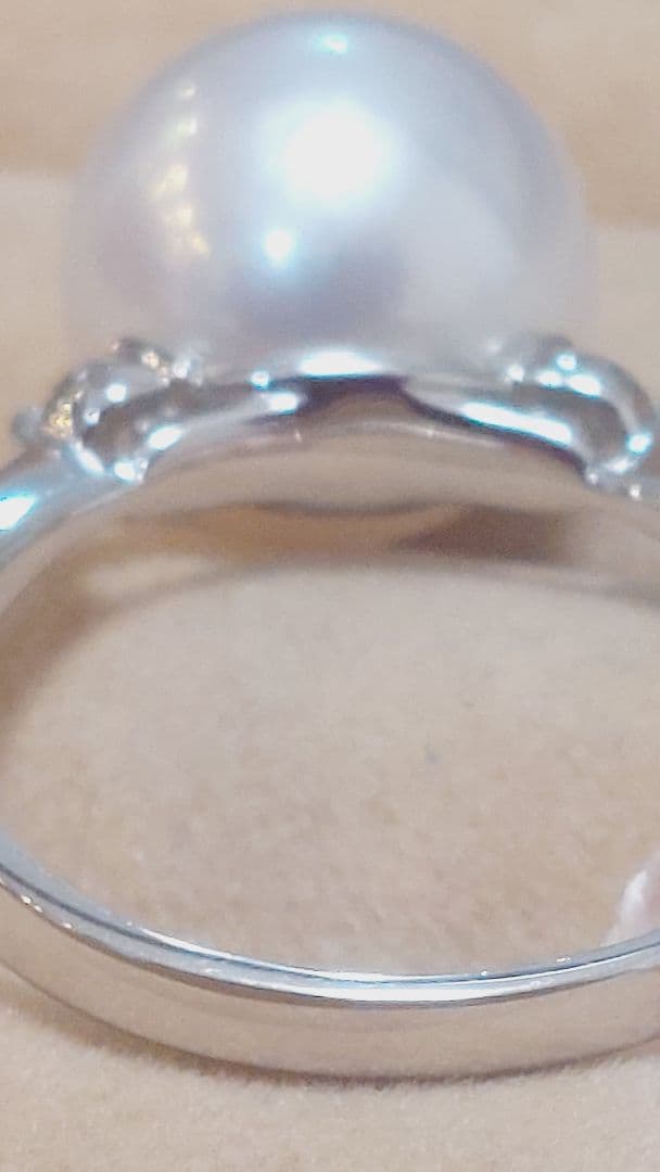 朝まで赤字の出品未販売鑑別書PT900白蝶11.1mmダイヤ0.15リング - メルカリ