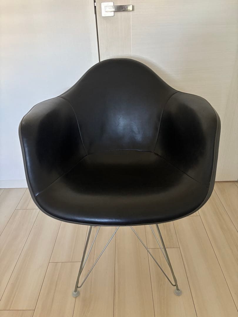 イームズ　アームシェル　レザー　エッフェル ハーマンミラー　ヴィンテージチェア