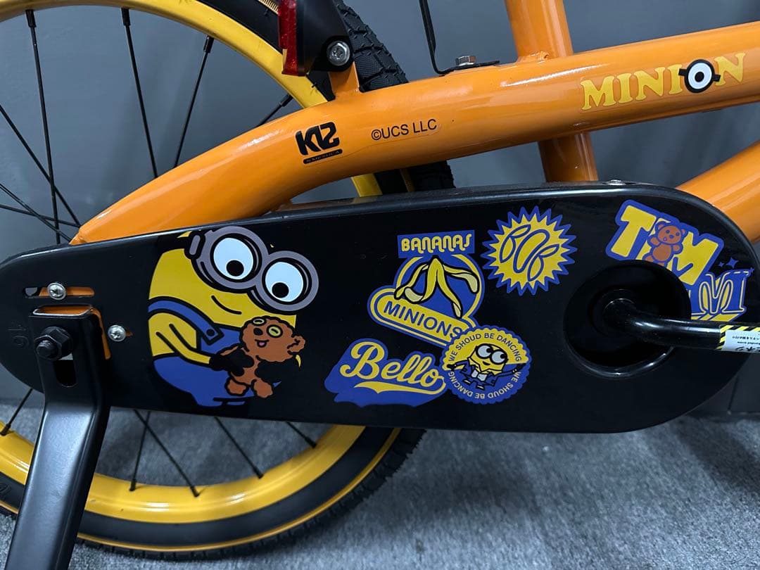 新品・未使用】ミニオンズ 子供用自転車 18インチ 補助輪付き 正規