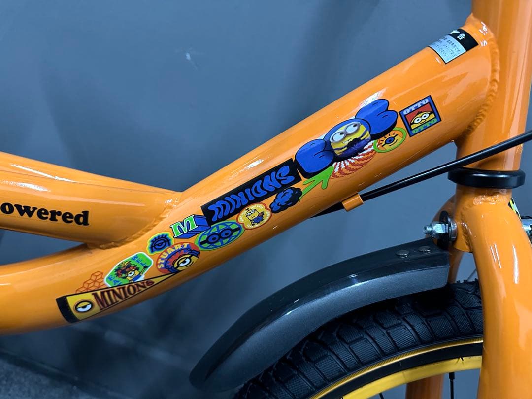 新品・未使用】ミニオンズ 子供用自転車 18インチ 補助輪付き 正規
