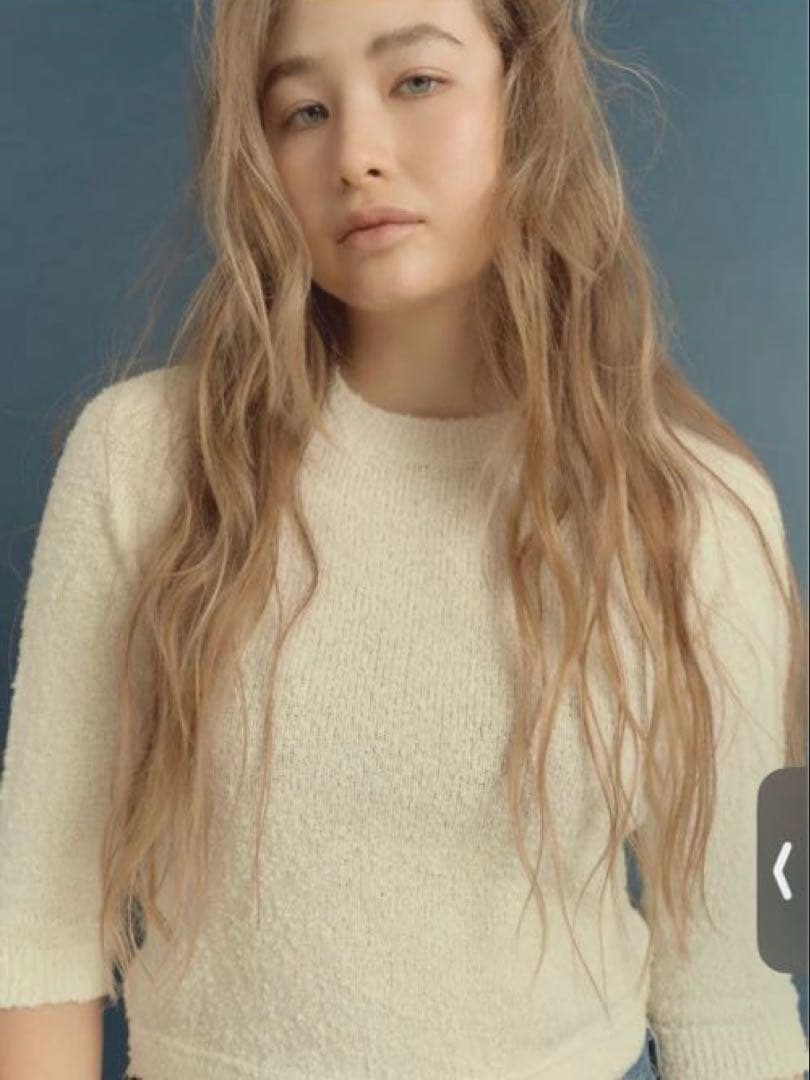 【美品】THE SHISHIKUI GOBU KNIT OFF WHITE