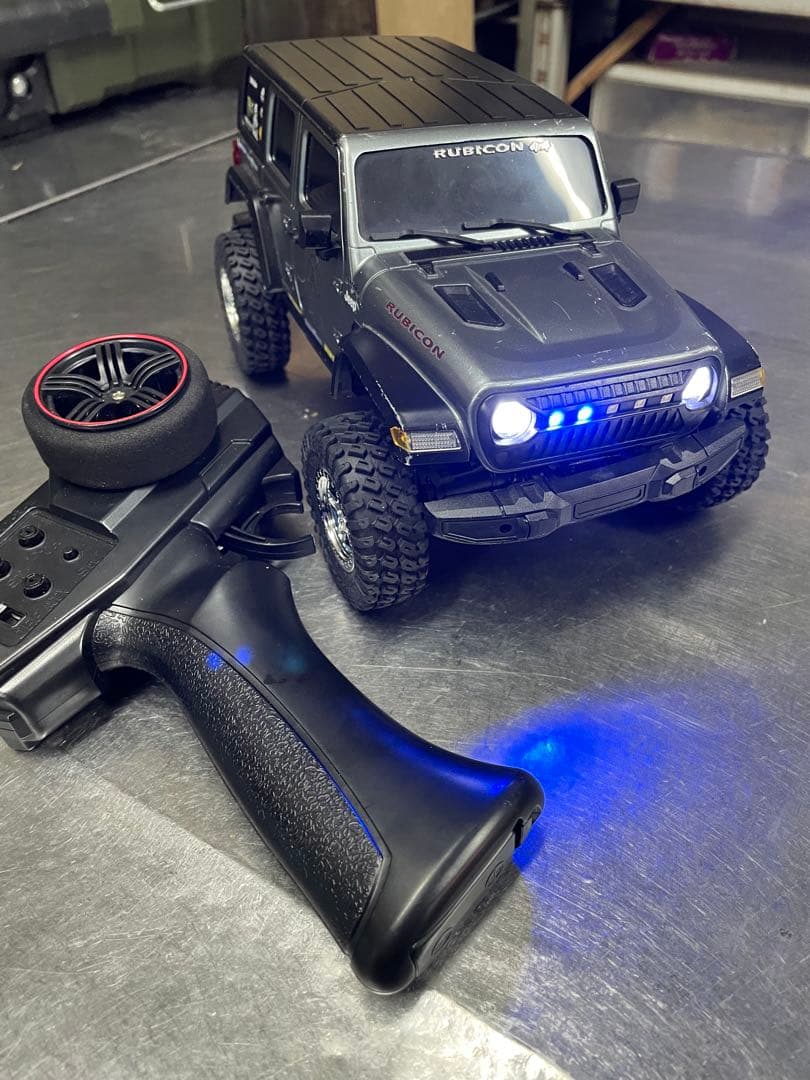Rubicon ラジコンカー グレー　1/18 Amazon | ジープ 2018 ラングラー ルビコン グレー オープントップ