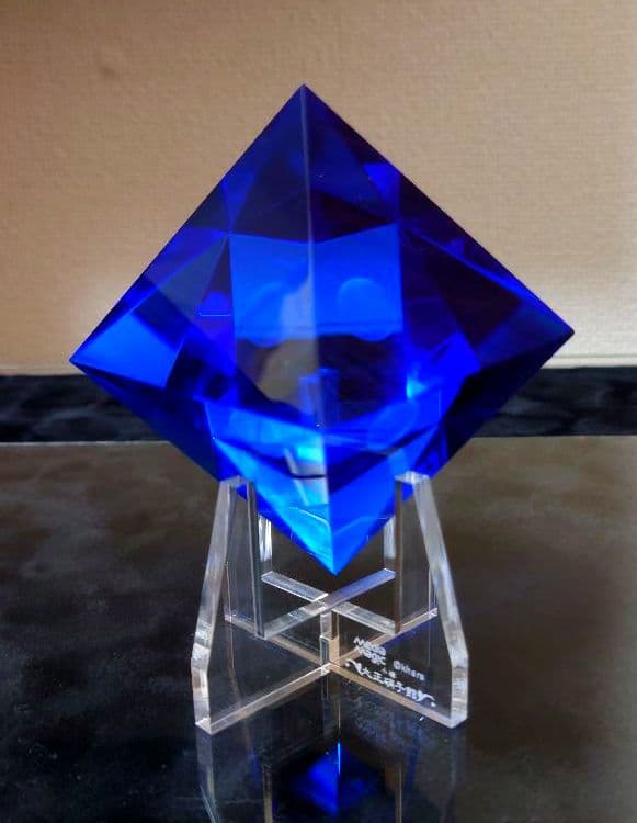 クリスタルオブジェ第6の使徒 ラミエル 小樽大正硝子館 エヴァンゲリオン