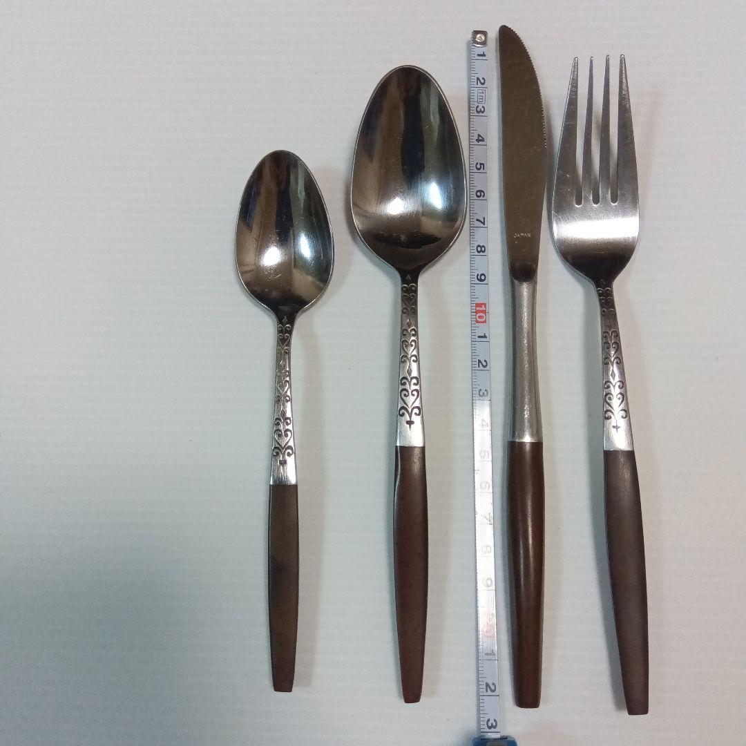 ミッドセンチュリー カトラリー フォーク/ ナイフ／スプーン2種 3