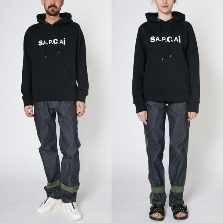 a.p.c×sacai sapcai パーカー - メルカリ