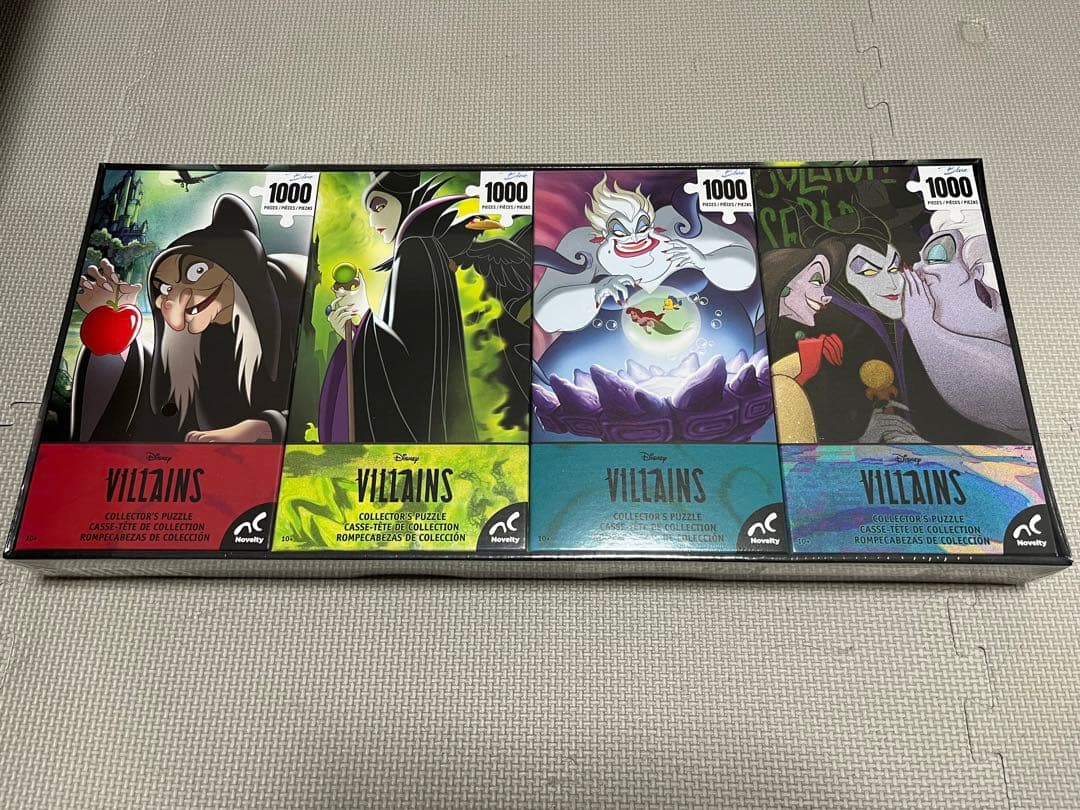ディズニー ヴィランズ 1000ピース ジグソーパズル4個セット - メルカリ