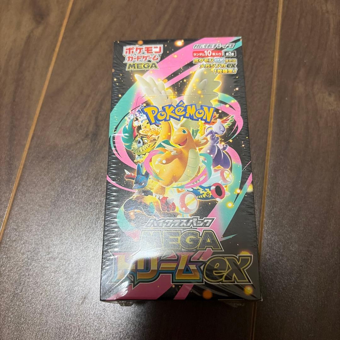 ポケモンカードゲーム　MEGAドリームex シュリンク付1box