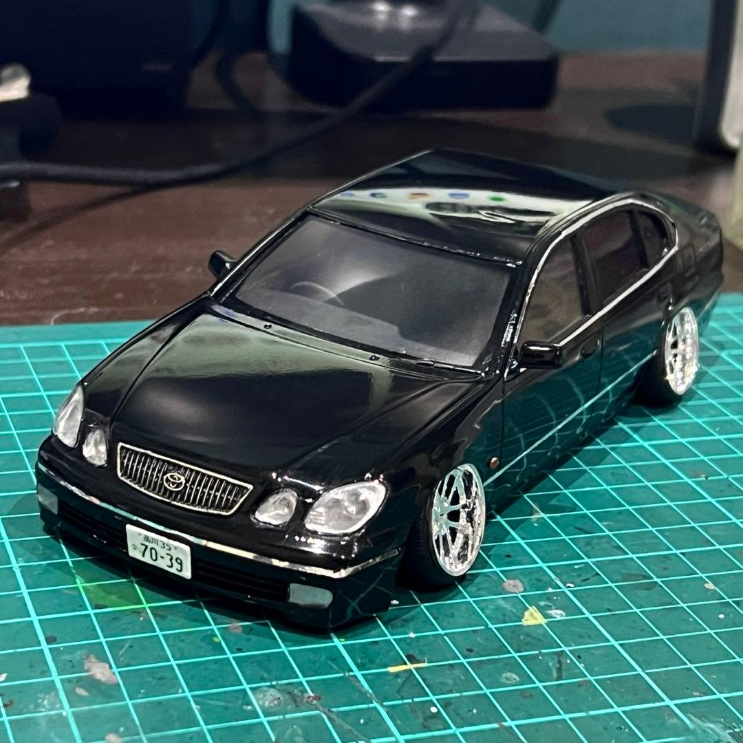 アオシマ トヨタ アリスト jzs161 完成品 - メルカリ