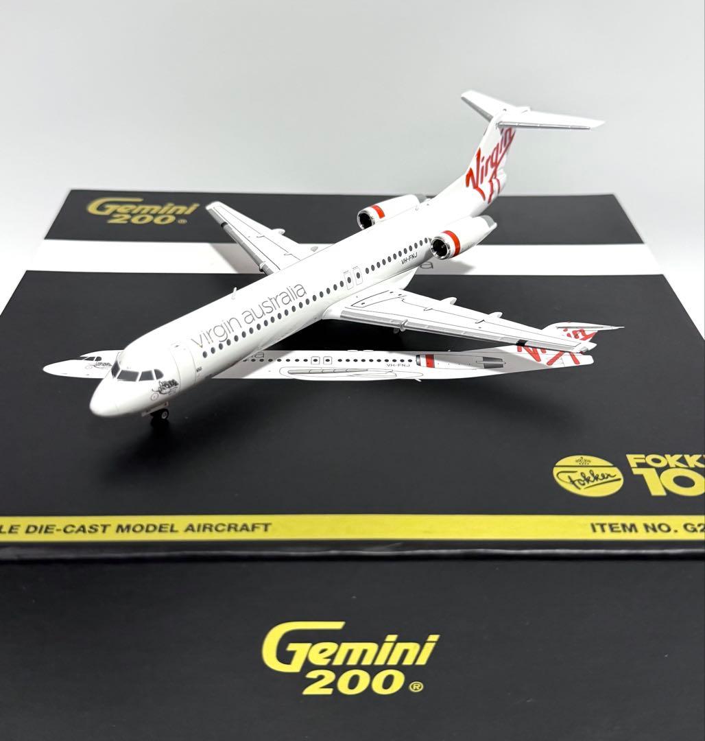 航空機・ヘリコプター Gemini 1/200 Fokker100 Virgin Australia
