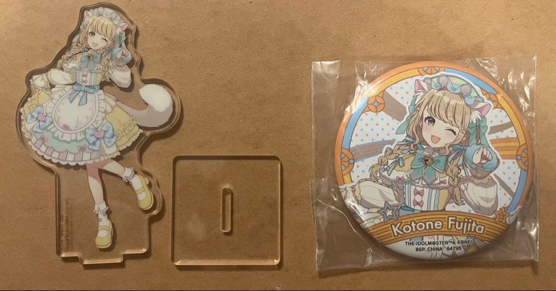 学マス ことね 一番くじ アクスタ缶バッジセット - メルカリ