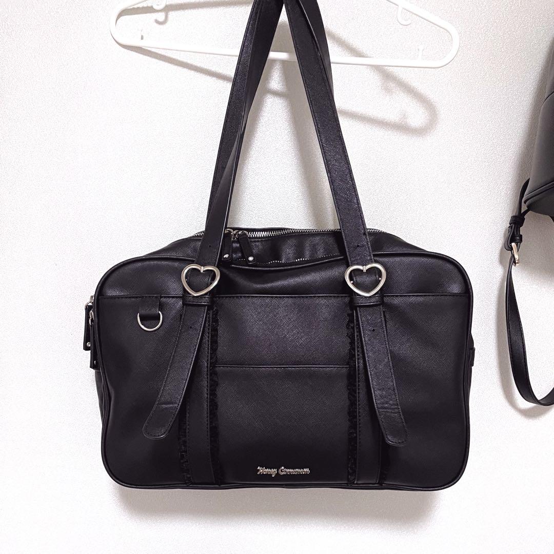 ハニーシナモン ポイントハートボストンバッグ スクバ - メルカリ