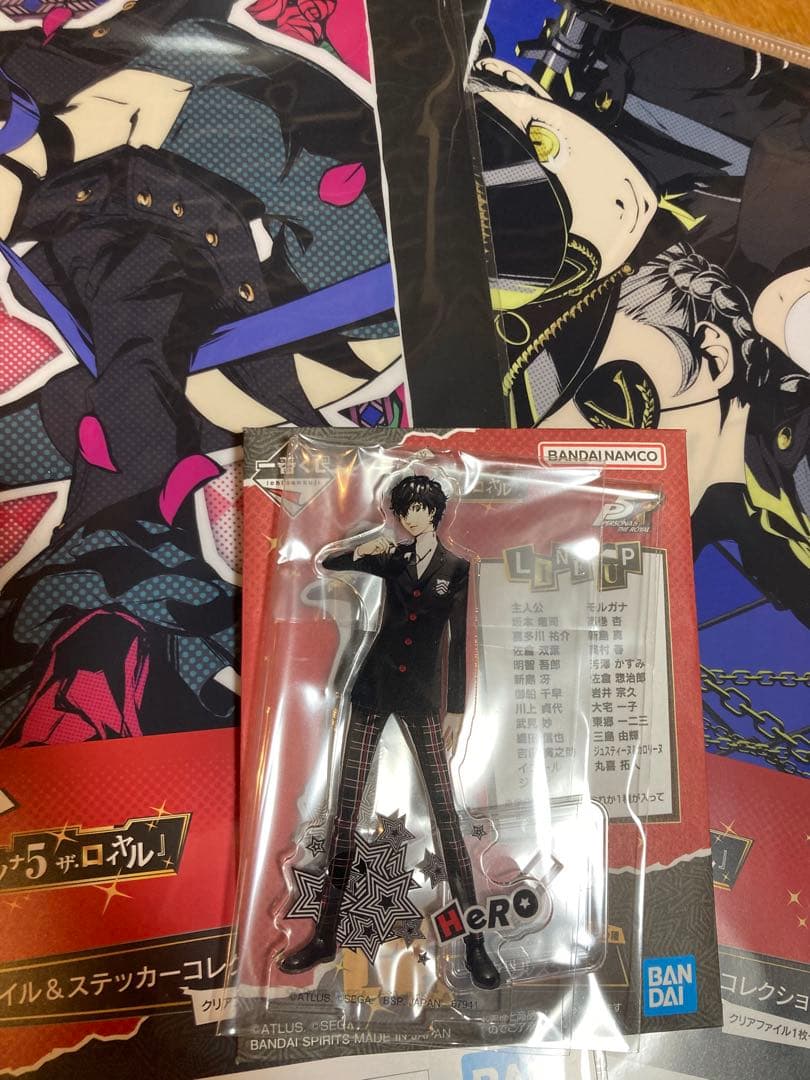 ペルソナ5 一番くじ アクリルスタンド+クリアファイル3点セット - メルカリ