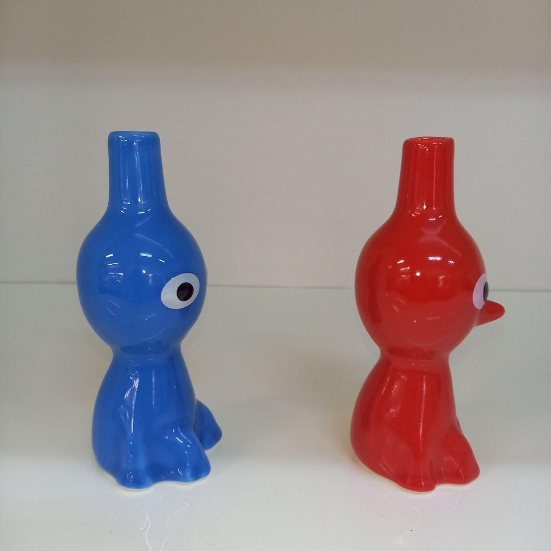 ピクミン 花瓶 一輪挿し 赤ピクミン 青ピクミン 2体セット Nintendo