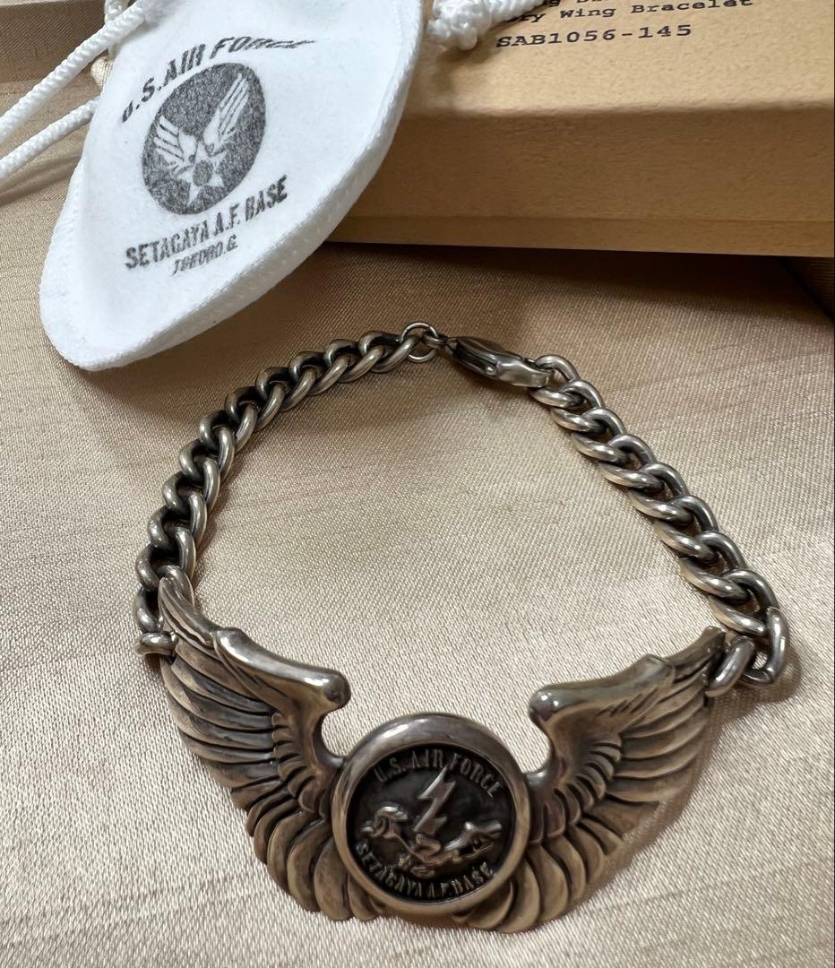 世田谷ベース S.E.A.F. スターリングシルバー ウイングブレスレット