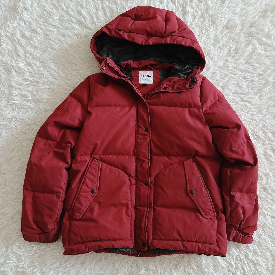 NANGA タキビダウンジャケット アウター ブルゾン レディースL ボルドー