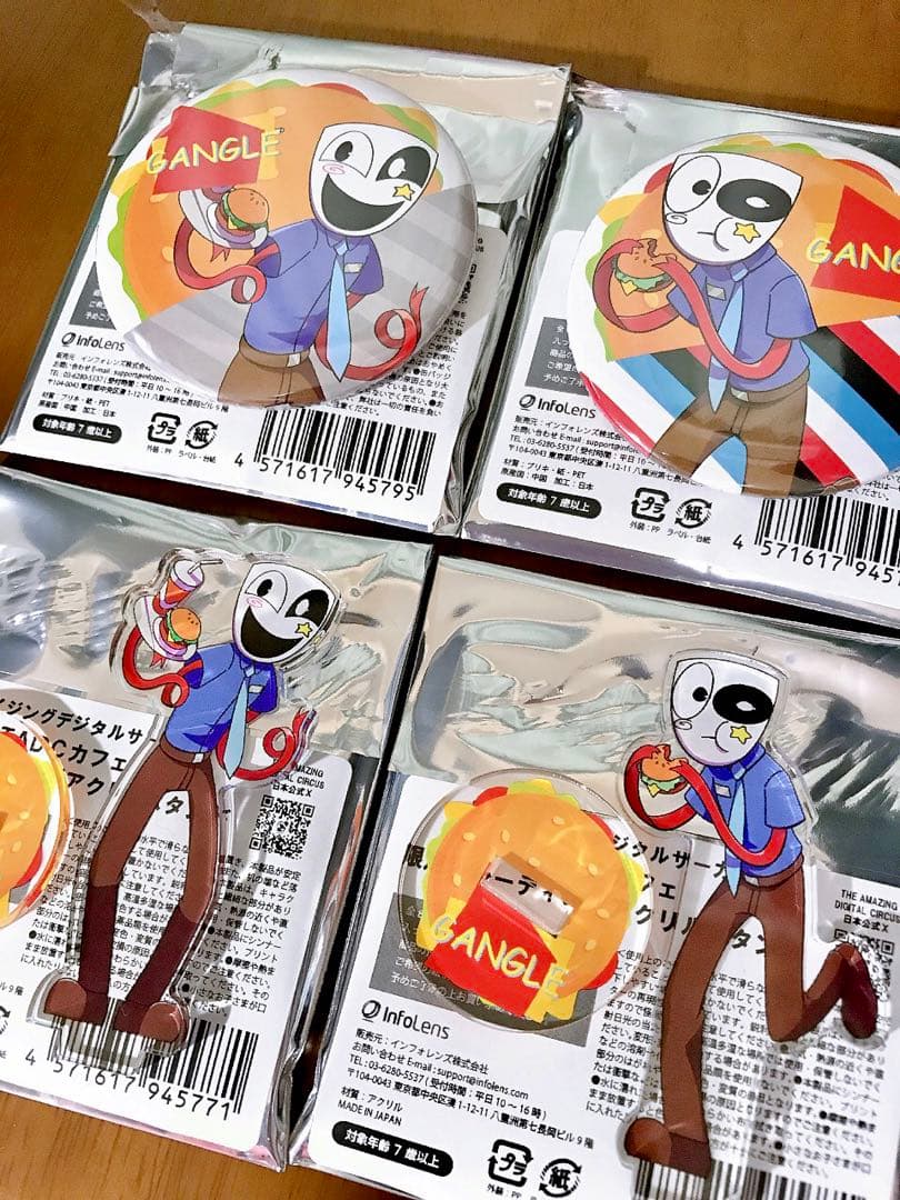 アメイジングデジタルサーカス TADC アクリルスタンド 缶バッジ