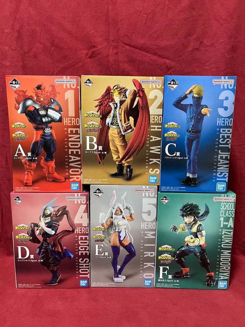 ヒロアカ　一番くじ　『The Top 5！』　フィギュア　まとめ売り