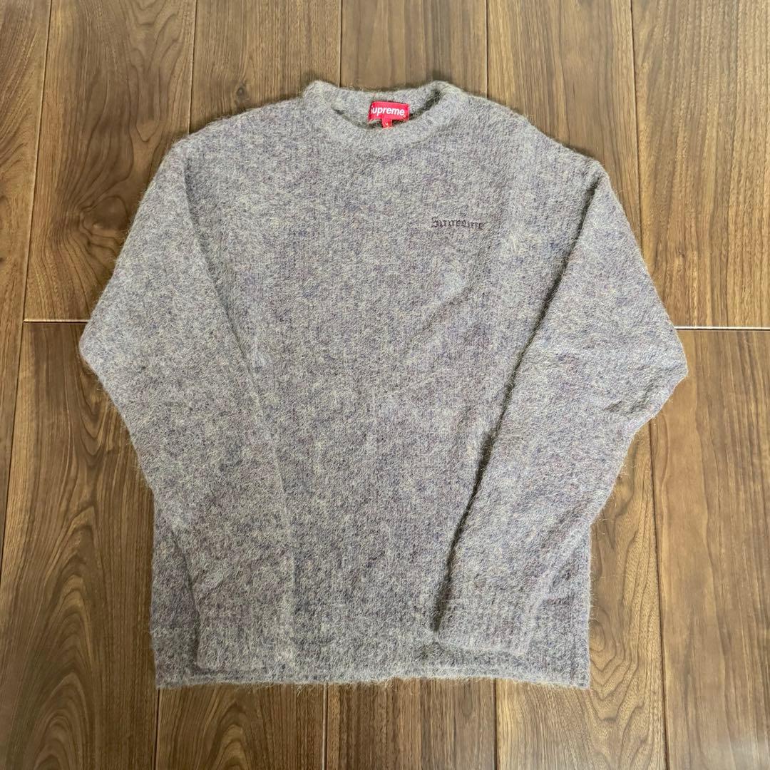 Supreme シュプリーム モヘア セーター パープル モヘアニット