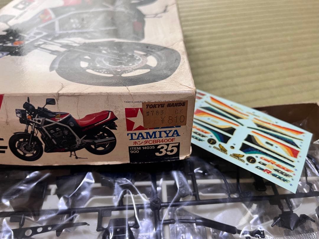 最終値段】TAMIYA CBR400F プラモデル 1/12 未組立 - メルカリ