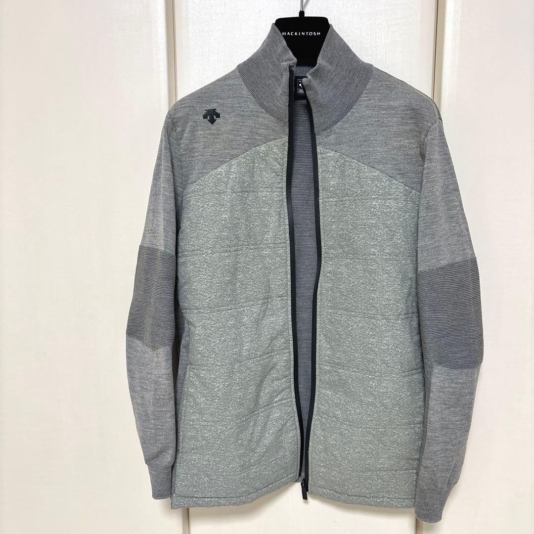 デサントゴルフ フルジップジャケット グレー M デサントゴルフ DESCENTE ゴルフ 【g-arc collection】無縫（MU-SEW