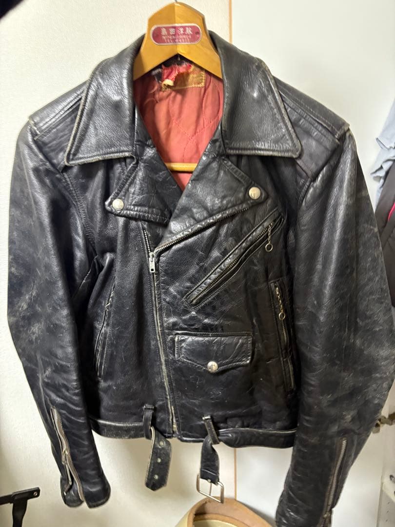 70s ライダースジャケット