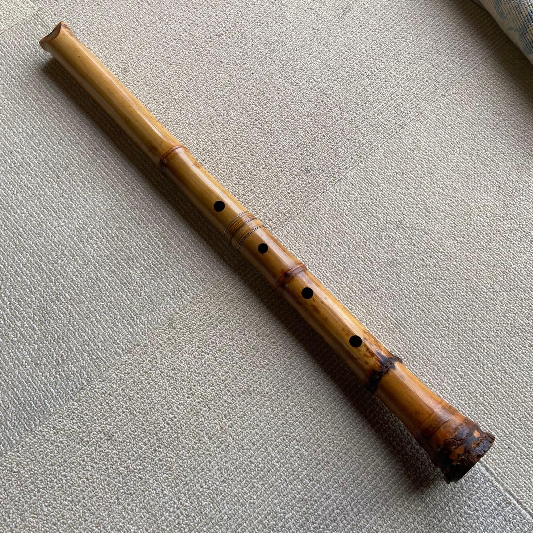 233尺八本体 ニ尺管　昌斎？銘　竹製
