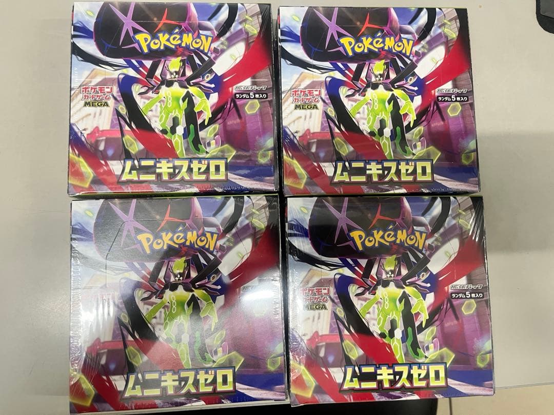 ポケモンカードゲーム ムニキスゼロ 未開封シュリンク付き４BOX