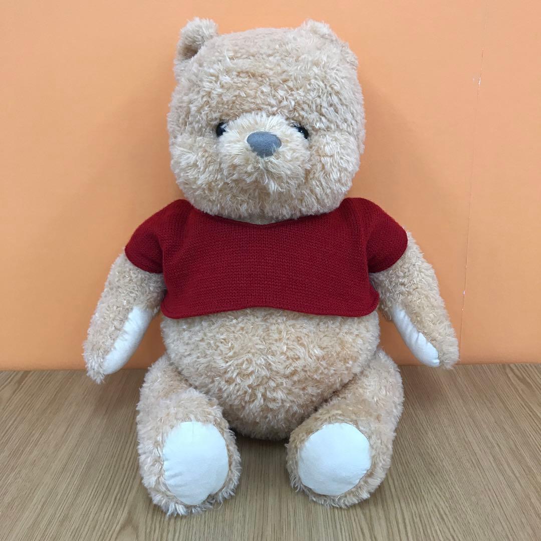 くまのプーさん プーと大人になった僕 リアルサイズ ぬいぐるみ - メルカリ