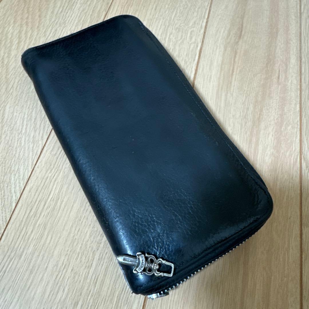 CHROME HEARTS クロムハーツ プレーンウォレット 長財布ジャンク品