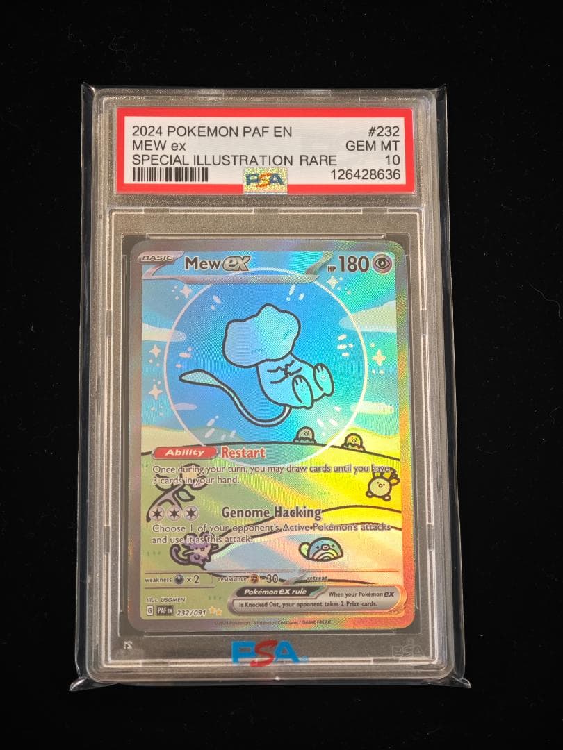Mew ex #232 スペシャルイラストレア PSA10 Mew ex #232 Prices | Pokemon Paldean Fates | Pokemon Cards