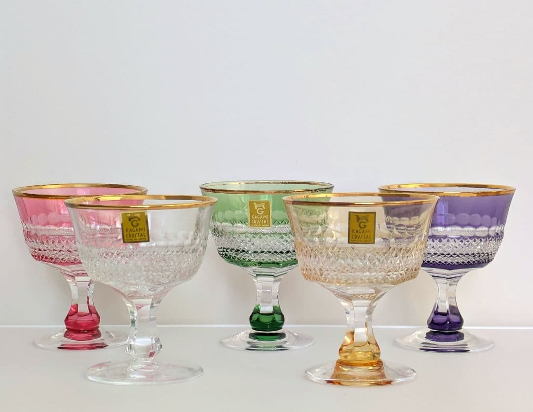 【Marvin】カガミクリスタル 懐石杯 5つセット