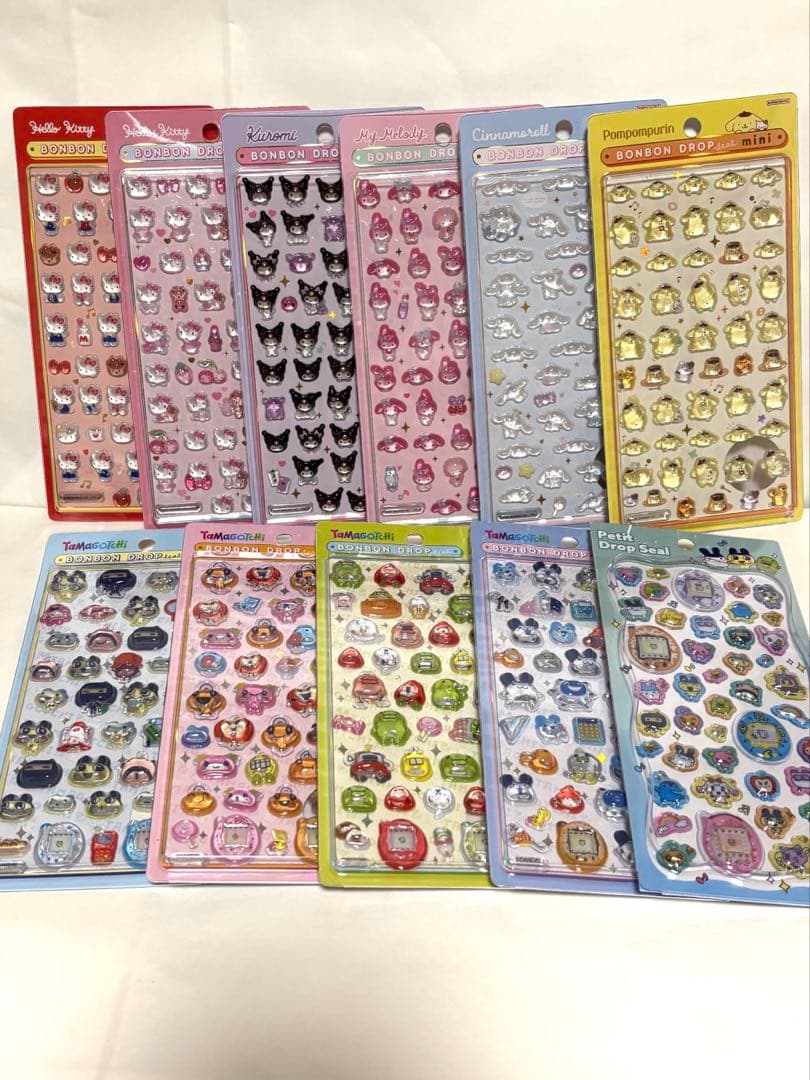 ボンボンドロップシール サンリオmini & たまごっち ガチャ情報】 ただいま人気沸騰中の#ボンボンドロップ シールガチャ