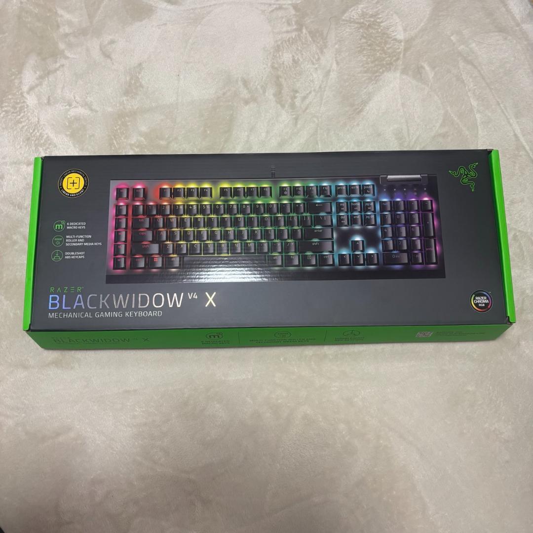 Razer ゲーミングキーボード BLACKWIDOW V4 X