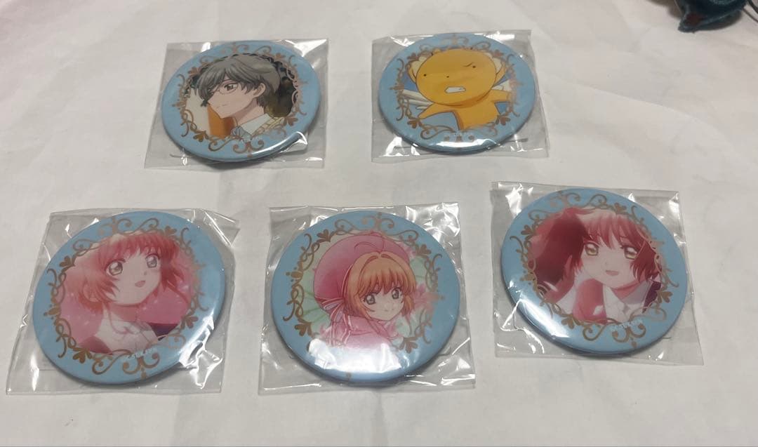 カードキャプターさくら 非売品　木之本桜 缶バッジ 5枚セット