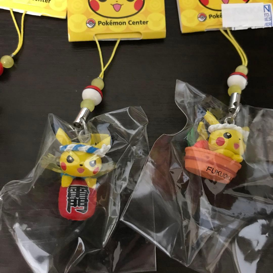 未開封新品】ポケモンご当地ストラップ8個セット ピカチュウ イーブイ