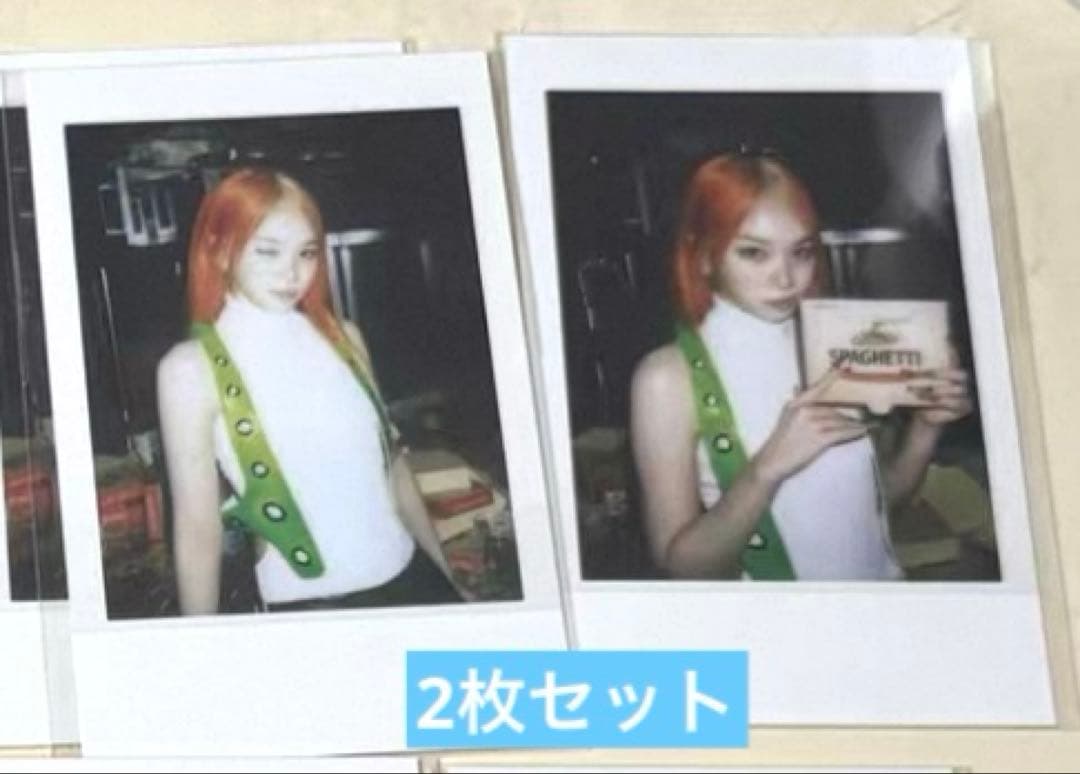 ルセラフィム チェウォン SPAGHETT ポップアップチェキトレカ 2枚セット lesserafim ルセラフィム チェウォン 2025 tour 東京ドーム