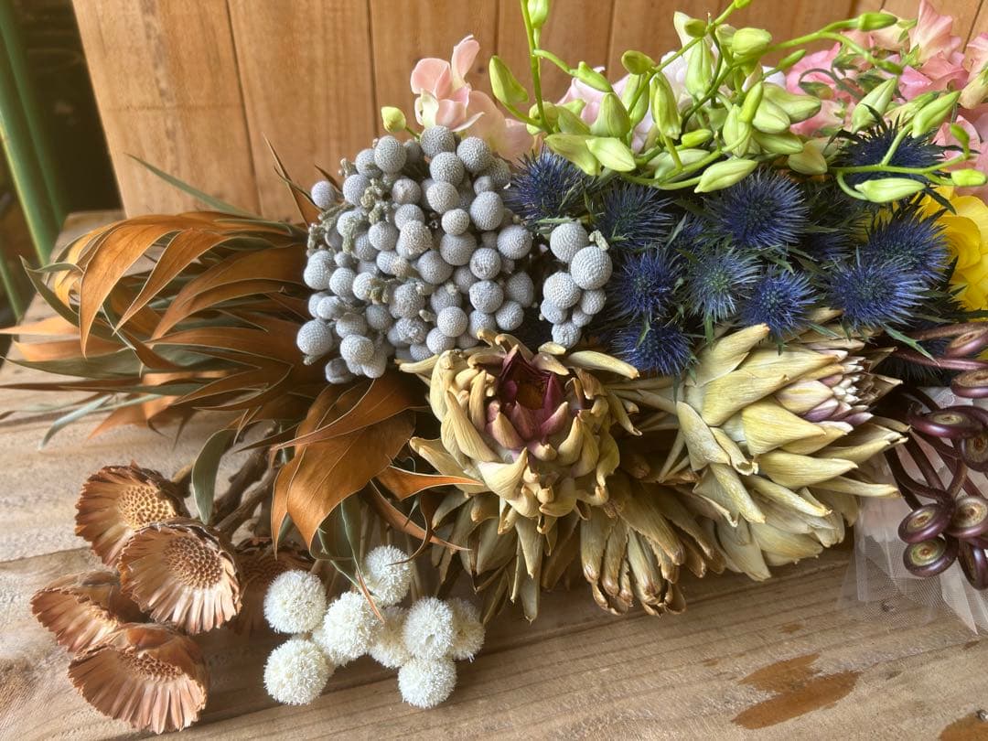 ✨年末お特MIX【A】ラナン スイートピー スターチス スワッグ 生花