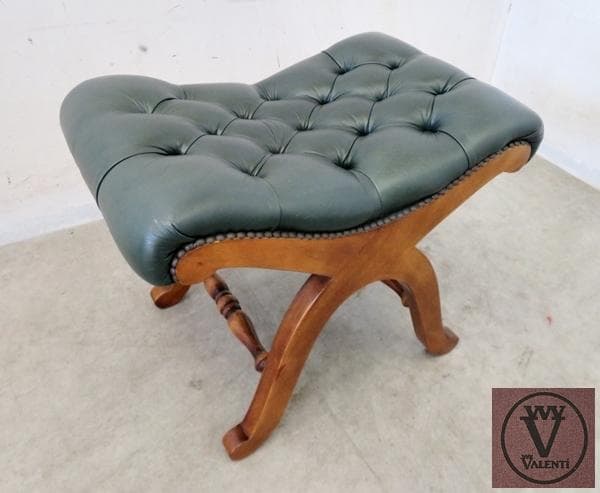 美品■スペイン最高峰■バロッサバレンティ■総本革■スツール■オットマン■ボタン留